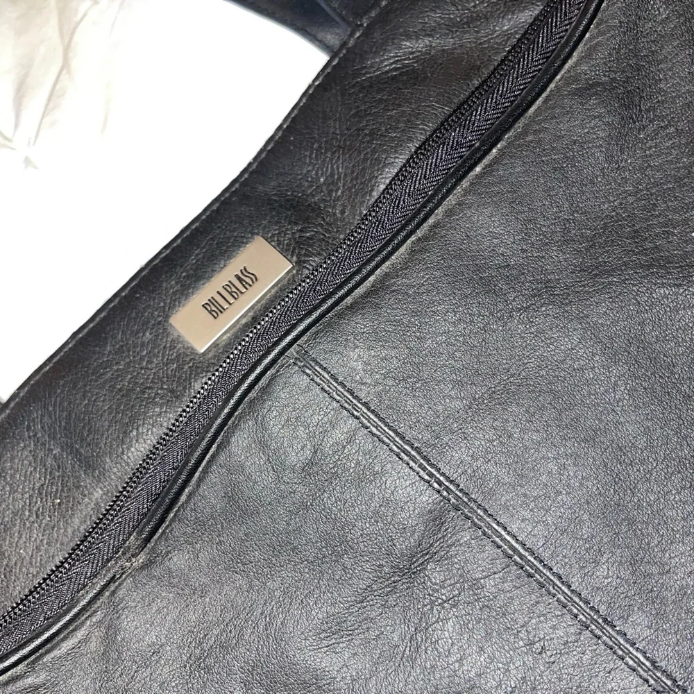 Vintage Bill Blass Black Leather Bag